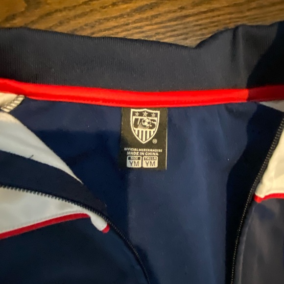 USA zip up sweatshirt /jacket size youth medium - Picture 2 of 4